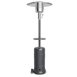 COSTWAY 50, 000Btu Outdoor Patio Heater With Wheels And Shelf Tabletop Floor Standing