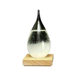 Storm Glass Weather Forecaster Station Crystal Glass Bottle Predict Gift Decor