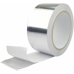 USACANDEAL Waterproof Aluminium Foil Adhesive Tape Heat Shield Duct Sealing Repair In Silver