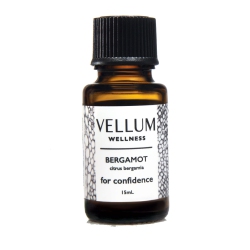 VELLUM WELLNESS Bergamot Essential Oil 15Ml for Use In An Aroma Diffuser Or Natural Skincare