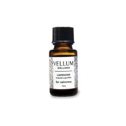 VELLUM WELLNESS Lavender Essential Oil 15Ml for Sleep, Use In Aroma Diffusers Or Natural Skincare