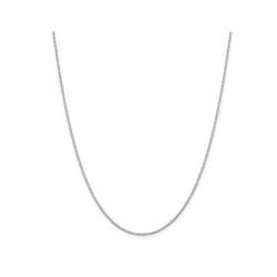 GEM AND HARMONY Box Chain Necklace In Sterling 20 Inches (1.10Mm) In Silver