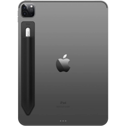 ELAGO Pencil Holder Compatible \w Apple Pencil 1 And 2, Strong Adhesive Sleeve, Attach to Tablet Case, Pu Leather And Soft Lycra Material, Stylish