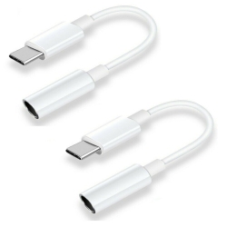 SAG USB Type C to 3.5MM Audio Headphone Earphone Jack Adapter, Fit All Type-C Phones