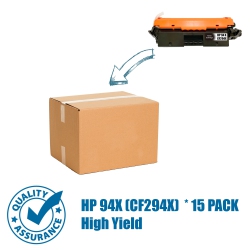 PRINTER PRO Compatible Replacement for 15 Pack HP 94X (Cf294X)/hp94X/cf294X/hp 294X/cf294X Toner Cartridge for HP Printer Laserjet Pro