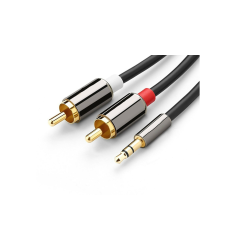 RCA New Twin White 2X Phono to Stereo 3.5MM Mini Jack Stereo Audio Aux Cable In Red