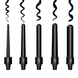 SAG Hairstyle 5 In 1 Curler Curling Iron Ion Ceramic Switchable Curling Wand Set Ca