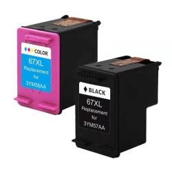 SUPERINK Compatible HP 67Xl Combo Black/color Ink Cartridge By