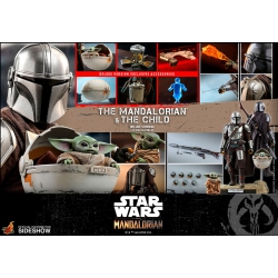 STAR WARS The Mandalorian 12 Inch Action Figure 1/6 Scale Series - The Mandalorian & The Child (Deluxe) Hot Toys 905873