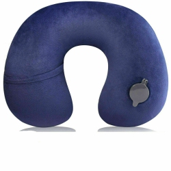 On Air Adjustable and Inflatable Neck Pillow, Airplane Pillow for Kids + Adults