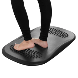 PRIMECABLES Anti-Fatigue Mat Portable Sit to Stand Standing Desk Multi-Purpose Comfort Mat for Office And Home Floor - In Black