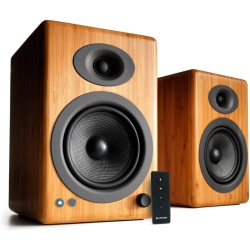 AUDIOENGINE A5+ Wireless Speakers W/ Bluetooth - Bamboo