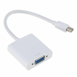 Mini DP to VGA Adapter Display Port for TV Projector Macbook Air Pro Thunderbolt