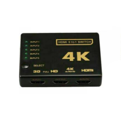 5 Port HDMI Switch Switcher Selector Connector Splitter Hub + Remote for HDTV