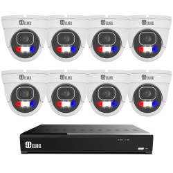 ELDER Ai Security Camera System Motorized 12Mp Nvr 8Ch Poe, 8-Camera 4K Dual-Light Outdoor 4Tb, Sony Sensor & Ndaa, Long-Range Night Vision, Full