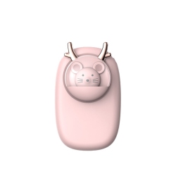 AXGEAR Lazy Hand Held Fan Portable Rechargeable Battery for Travel/fishing/camping/home/office Hanging Neck Fan (Pink Only) -