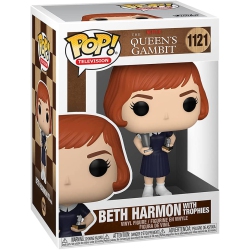FUNKO Pop Television The Queen's Gambit 3.75 Inch Action Figure - Beth Harmon With Trophies #1121