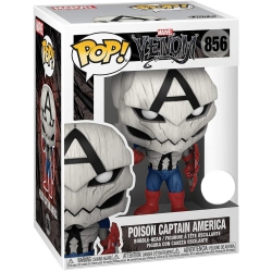 POP Marvel Venom 3.75 Inch Action Figure Exclusive - Poison Captain America #856