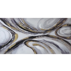 MAISON CONCEPTS Hand Painted Canvas Wall Art (Celeste)