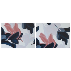 MAISON CONCEPTS Canvas Wall Art (Dainty Feathers) (Asstd) - Set Of 2