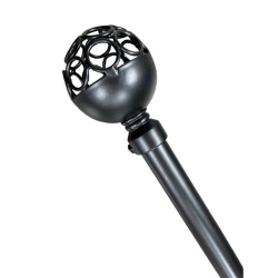 MAISON CONCEPTS 16/19MM Metal Drape Pole Set (Kennedy - Black) (48-84)