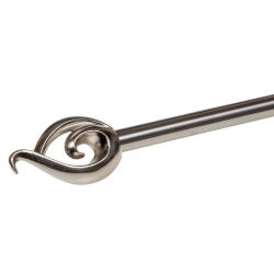 MAISON CONCEPTS 16/19MM Metal Drape Pole Set (Orifice - Nickel) (66-120)