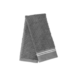 MAISON CONCEPTS Luxury Stitch Hand Towel (16 X 27) (Cool Gray) - Set Of 6