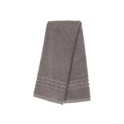 MAISON CONCEPTS Basketweave Hand Towel (16 X 27) (Light Gray) - Set Of 6