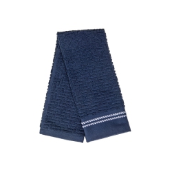 MAISON CONCEPTS Luxury Stitch Hand Towel (16 X 27) (Blue) - Set Of 6