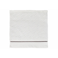 MAISON CONCEPTS Luxury Stitch Wash Cloth (12 X 12) (White) - Set Of 6