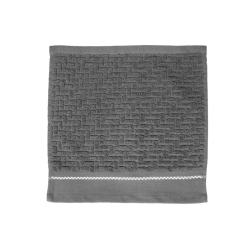 MAISON CONCEPTS Luxury Stitch Wash Cloth (12 X 12) (Light Gray) - Set Of 6