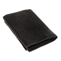 MAISON CONCEPTS Basketweave Bath Towel (27 X 50) (Black) - Set Of 2