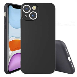 CSMART 【】 Ultra Thin Soft Tpu Silicone Jelly Bumper Back Cover Case for Iphone 13 Mini (5.4") In Black