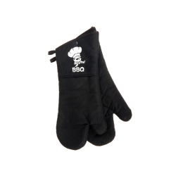 MAISON CONCEPTS Neoprene 2 PC Bbq Oven Mitt (16") (Black) - Set Of 2