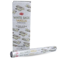MAISON CONCEPTS Hem Incense (20 Stick) - Sage Vanilla - Set Of 6 In White