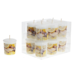 MAISON CONCEPTS Mushroom Votive (Citrus Ginger) (12/disp) - Set Of 12