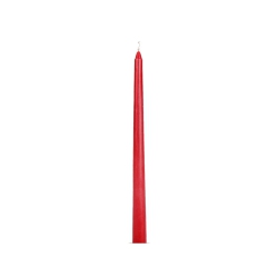 MAISON CONCEPTS 12" Unscented Tapers (Burgundy) (12/display) - Set Of 12