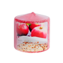 MAISON CONCEPTS 2.75" X 3" Scented Pillar (Apple Crumble) - Set Of 4