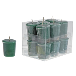 MAISON CONCEPTS Mushroom Votive (Eucalyptus Mint) (12/disp) - Set Of 12