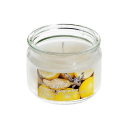 MAISON CONCEPTS 3 OZ Scented Glass Jar With Lid (Citrus Ginger) - Set Of 4