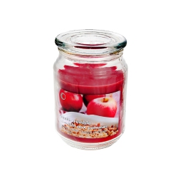 MAISON CONCEPTS 18 OZ Scented Jar With Glass Lid (Apple Crumble) - Set Of 2