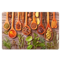 MAISON CONCEPTS Plastic Placemat (Spices And Herbs) - Set Of 12