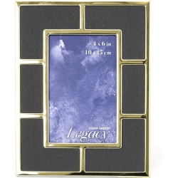 MAISON CONCEPTS Gold Plated Frame 8 X 10 In Black