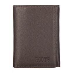 ROOTS Leather Rfid Trifold Wallet In Multicolor