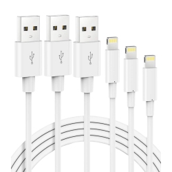NAVOR 6Ft Mfi Certified USB to Lightning Cable Fast Charging & Sync USB Cord for Iphone 14/13/12/11/xs/xr/x/8/7/6/5 Se Ipad Air Mini Pro Ipod Durable