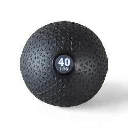 PRISP Weighted Medicine Slam Ball - Fitness Ball With Easy Grip Textured Surface, 40 Lb