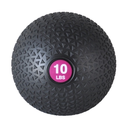 PRISP Weighted Medicine Slam Ball - Fitness Ball With Easy Grip Textured Surface, 10 Lb