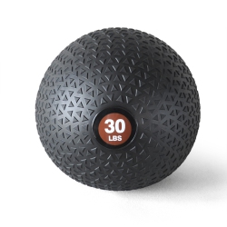 PRISP Weighted Medicine Slam Ball - Fitness Ball With Easy Grip Textured Surface, 30 Lb