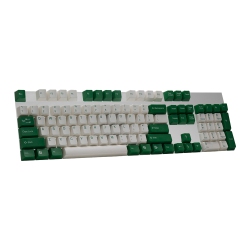 TAI-HAO White & Abs Keycap Set In Green