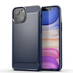PANDACO Brushed Metal Case for Iphone 13 In Navy